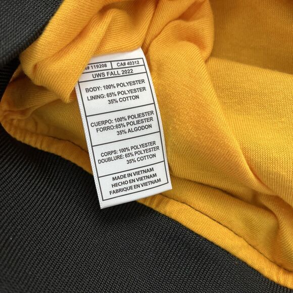 New Mens Mitchell And Ness Pittsburgh Penguins Satin Bomber Jacket Sz L NWT - Picture 10 of 10